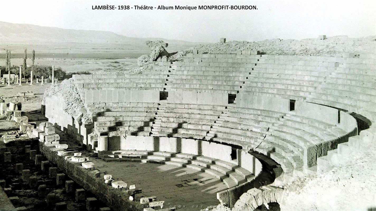 1- Lambese 1938. Le Theatre.JPG